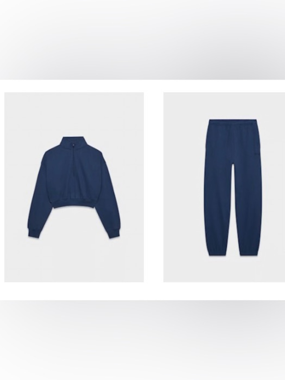 Quarter zip AND pants Aritzia